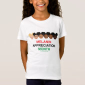 #Proud2BNaturalMe Melanin Aufwertung T-Shirt (Vorderseite)