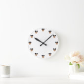 #Proud2BNaturalMe #NaturalHair Children's Round Runde Wanduhr (Zuhause)