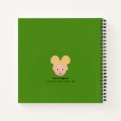 #Proud2BNaturalMe Personalisiert Dankeschön-Journa Notizblock (Rückseite)