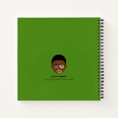 #Proud2BNaturalMe Personalisiert Dankeschön-Journa Notizblock (Rückseite)