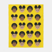 #Proud2BNaturalMe #SGR Fleece Blanket (Vorderseite)