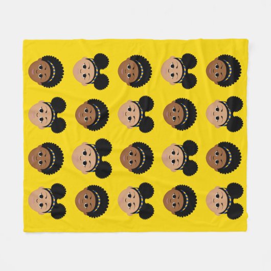 #Proud2BNaturalMe #SGR Fleece Blanket (Vorderseite (Horizontal))