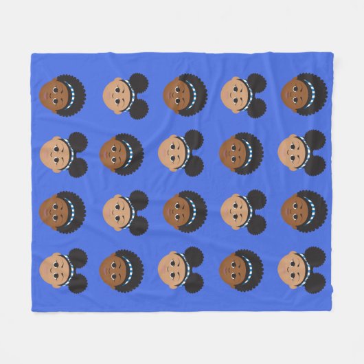 #Proud2BNaturalMe #ZPB Fleece Blanket (Vorderseite (Horizontal))