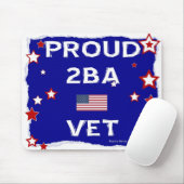 Proud 2 BA Vet - zu Ehren - Mousepad (Mit Mouse)