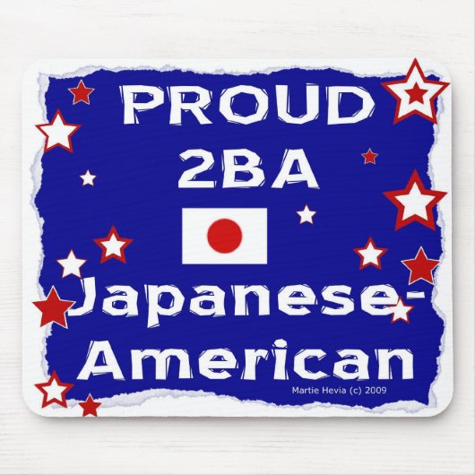 Proud 2B A japanisch-amerikanisch - Mousepad (Vorne)