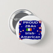 Proud 2BAn Irish-American Button (Vorne & Hinten)