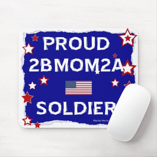 Proud 2BMOM2A Soldier - Mousepad (Mit Mouse)