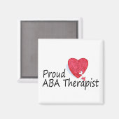 Proud ABA Therapeut Magnet (Vorderseite/Rückseite)