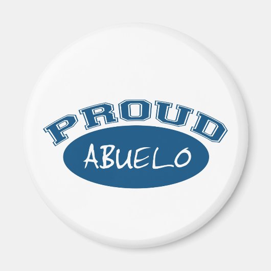 Proud Abuelo (blau) Magnet (Vorne)
