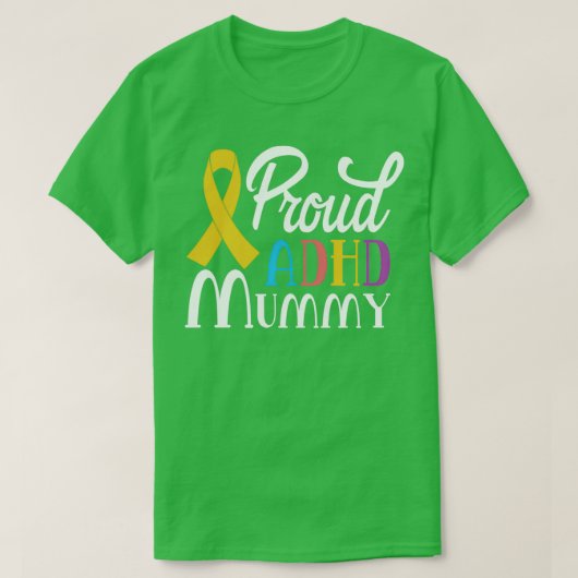 Proud ADHD Mummy T-Shirt (Design vorne)