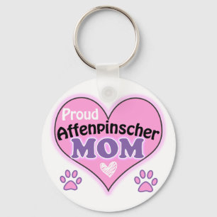 Proud Affenpinscher Mama Schlüsselanhänger