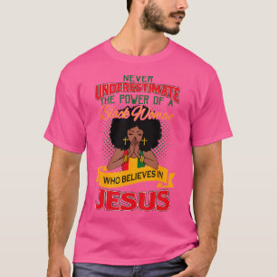 Proud Afrikanisch Melanin Black Glaube Gott J T-Shirt