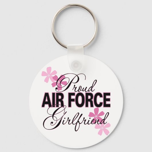 Proud Air Force Girlfriend Schlüsselanhänger (Vorderseite)