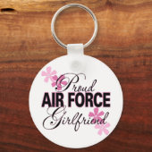 Proud Air Force Girlfriend Schlüsselanhänger (Vorderseite)