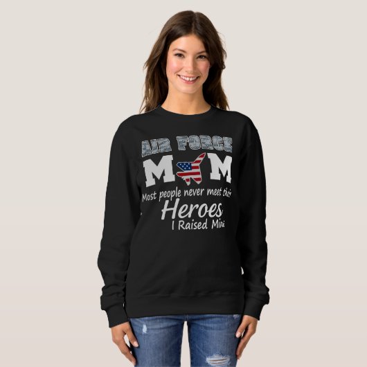 Proud Air Force Mom T-Shirt Sweatshirt (Vorne ganz)