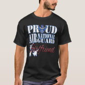 Proud Air National Guard Girlfriend Shirt Air Forc (Vorderseite)