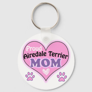 Proud Airedale Terrier Mama Schlüsselanhänger
