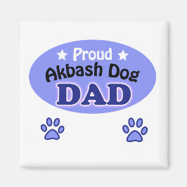 Proud Akbash Dog dad Magnet