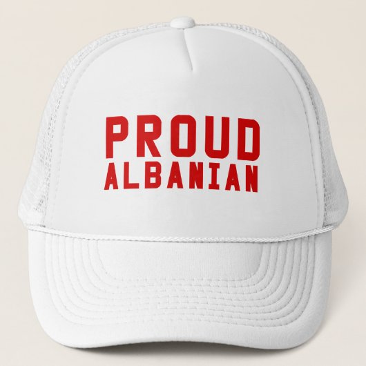 Proud Albanian Truckerkappe (Vorderseite)
