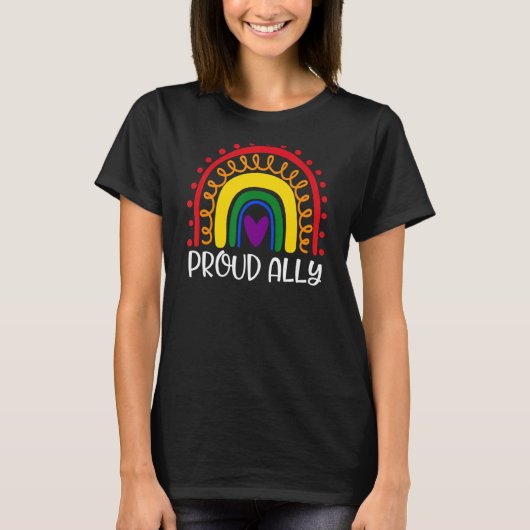 Proud Albert Rainbow Gay Lesbians Transgender Lgbt T-Shirt (Vorderseite)