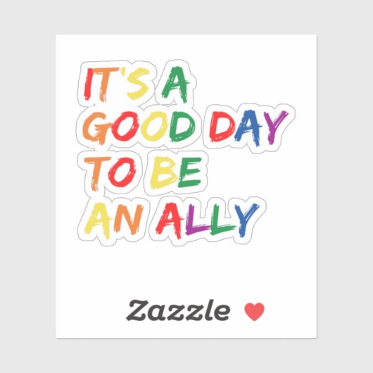 Proud allesamt Pride Gay LGBT Monatsparade Geschen Aufkleber (Blatt)