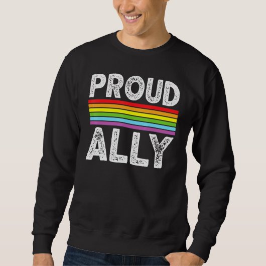 Proud Ally 2 Sweatshirt (Vorderseite)