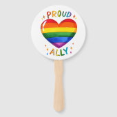 Proud Ally Fan Set Fächer (Rückseite)