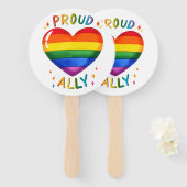 Proud Ally Fan Set Fächer (Vorne und Hinten)