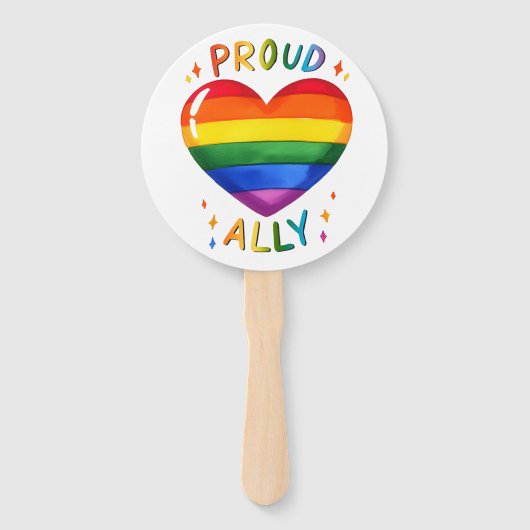 Proud Ally Fan Set Fächer (Vorderseite)