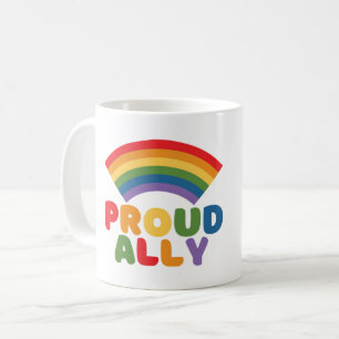 PROUD ALLY - LGBTQ PRID KAFFEETASSE