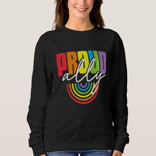 Proud Ally Sweatshirt (Vorderseite)