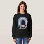 Proud Ally Transgender Transsexual Trans Pride Men Sweatshirt (Vorne ganz)