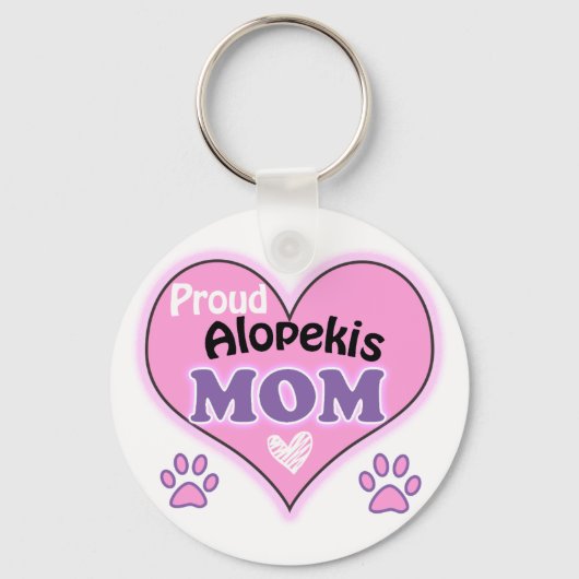Proud Alopekis Mama Schlüsselanhänger (Vorderseite)
