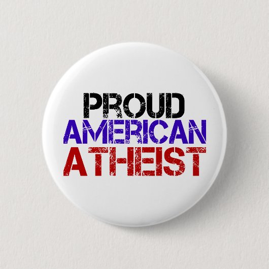 Proud American Atheist Button (Vorderseite)