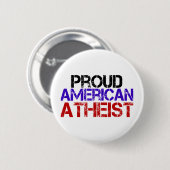 Proud American Atheist Button (Vorne & Hinten)