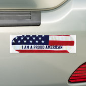 Proud American_ Autoaufkleber (Auf Auto)