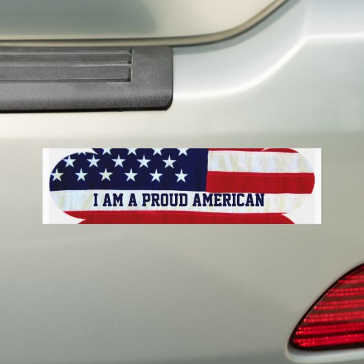 Proud American_ Autoaufkleber (Auf Auto)