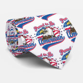Proud American Bald Eagle Krawatte (Gerollt)