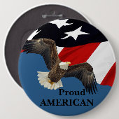 Proud American Button (Vorne & Hinten)
