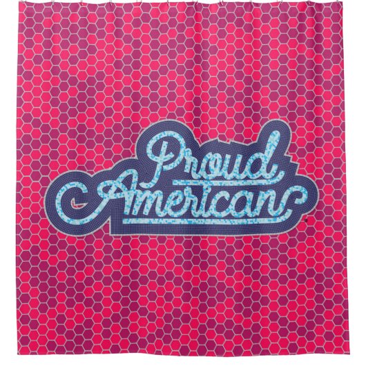 Proud American Duschvorhang (Vorderseite)
