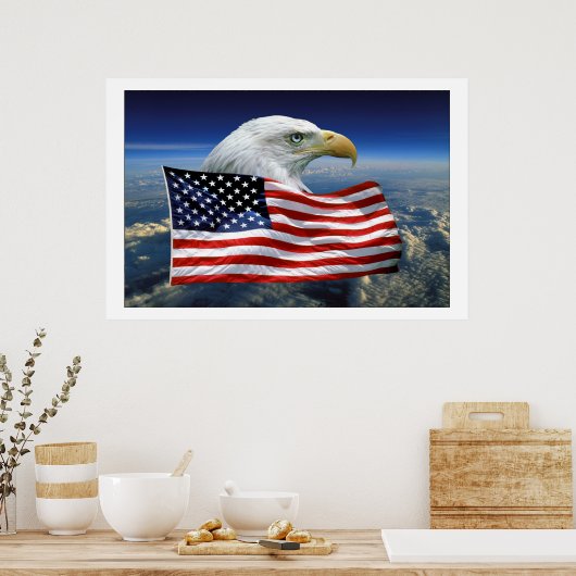 Proud American Eagle Poster (Küche)