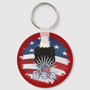 Proud American Eagle Schlüsselanhänger