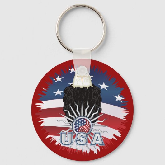 Proud American Eagle Schlüsselanhänger (Vorderseite)