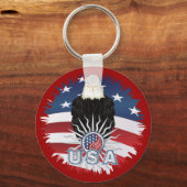 Proud American Eagle Schlüsselanhänger (Vorderseite)