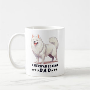 Proud American Eskimo Vater Dog Lover Kaffeetasse