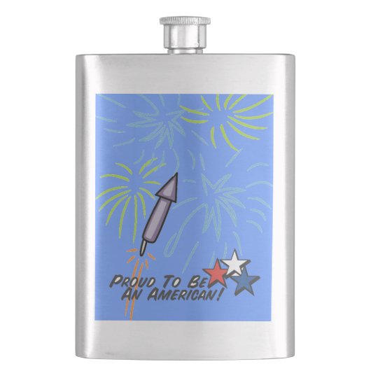 Proud American - Flachmann (Vorderseite)