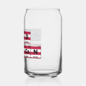 Proud American Flag USA 4. Juli Dosenglas (Links)