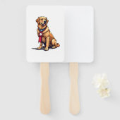 Proud American Golden Retriever Vintage Tee 4 Fächer (Vorne und Hinten)