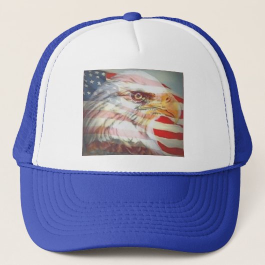 Proud American Hat Truckerkappe (Vorderseite)
