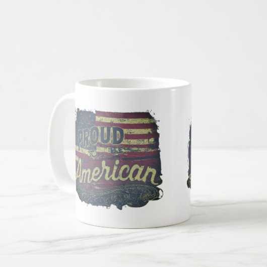 Proud American Kaffeetasse (Vorderseite Links)